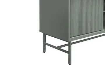 Matterhorn Smal TV-benk med oppbevaring 40 cm dyb 157 cm bred 58 cm høy - Grønn - Møbler - TV- & Mediamøbler - TV benk & mediabenk