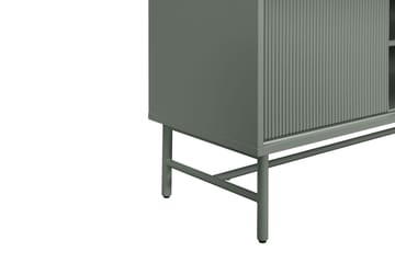 Matterhorn Smal TV-benk med oppbevaring 40 cm dyb 157 cm bred 58 cm høy - Grønn - Møbler - TV- & Mediamøbler - TV benk & mediabenk