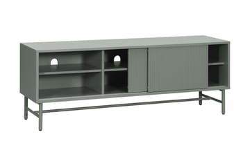 Matterhorn Smal TV-benk med oppbevaring 40 cm dyb 157 cm bred 58 cm høy - Grønn - Møbler - TV- & Mediamøbler - TV benk & mediabenk