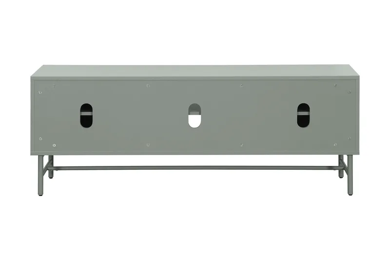 Matterhorn Smal TV-benk med oppbevaring 40 cm dyb 157 cm bred 58 cm høy - Grønn - Møbler - TV- & Mediamøbler - TV benk & mediabenk