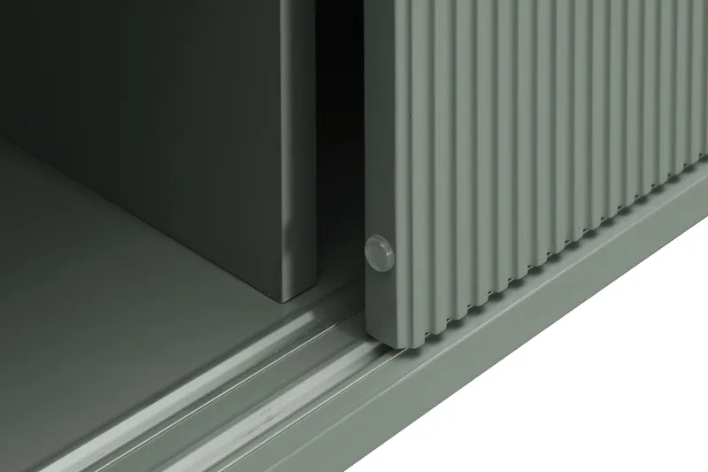 Matterhorn Smal TV-benk med oppbevaring 40 cm dyb 157 cm bred 58 cm høy - Grønn - Møbler - TV- & Mediamøbler - TV benk & mediabenk