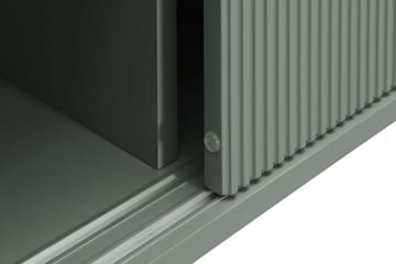 Matterhorn Smal TV-benk med oppbevaring 40 cm dyb 157 cm bred 58 cm høy - Grønn - Møbler - TV- & Mediamøbler - TV benk & mediabenk