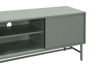 Matterhorn Smal TV-benk med oppbevaring 40 cm dyb 157 cm bred 58 cm høy - Grønn - Møbler - TV- & Mediamøbler - TV benk & mediabenk