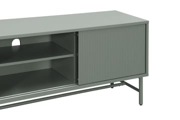 Matterhorn Smal TV-benk med oppbevaring 40 cm dyb 157 cm bred 58 cm høy - Grønn - Møbler - TV- & Mediamøbler - TV benk & mediabenk