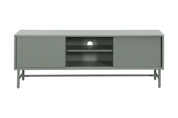 Matterhorn Smal TV-benk med oppbevaring 40 cm dyb 157 cm bred 58 cm høy - Grønn - Møbler - TV- & Mediamøbler - TV benk & mediabenk