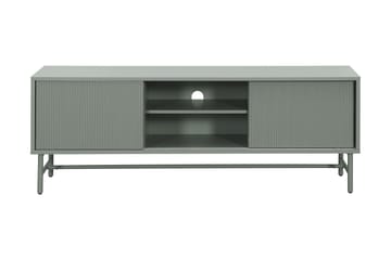 Matterhorn Smal TV-benk med oppbevaring 40 cm dyb 157 cm bred 58 cm høy - Grønn - Møbler - TV- & Mediamøbler - TV benk & mediabenk