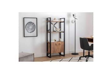 Albuferia Bokhylle 64 cm - Natur/Sort - Oppbevaring - Hylle - Bokhylle