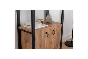 Albuferia Bokhylle 64 cm - Natur/Sort - Oppbevaring - Hylle - Bokhylle