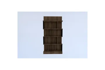 Alexelle Bokhylle 80 cm - Valnøtt - Oppbevaring - Hylle - Bokhylle