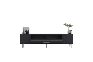 Anira TV-benk 150 cm - Antrasitt/Sølv - Møbler - TV- & Mediamøbler - TV benk & mediabenk