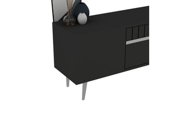 Anira TV-benk 150 cm - Antrasitt/Sølv - Møbler - TV- & Mediamøbler - TV benk & mediabenk