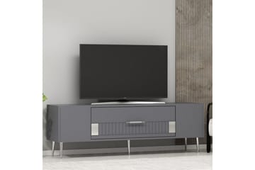 Anira TV-benk 150 cm - Antrasitt/Sølv - Møbler - TV- & Mediamøbler - TV benk & mediabenk