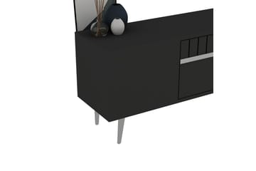 Anira TV-benk 150 cm - Antrasitt/Sølv - Møbler - TV- & Mediamøbler - TV benk & mediabenk