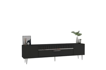 Anira TV-benk 150 cm - Antrasitt/Sølv - Møbler - TV- & Mediamøbler - TV benk & mediabenk