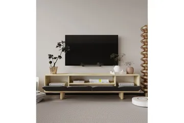 Arvo TV-benk 180x30 cm - Brun/Antrasitt - Møbler - TV- & Mediamøbler - Mediestativ & veggfeste - TV-veggfeste