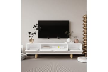 Arvo TV-benk 180x30 cm - Hvit - Møbler - TV- & Mediamøbler - Mediestativ & veggfeste - TV-veggfeste