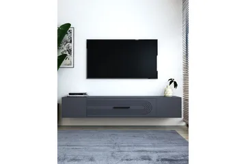 Avryn TV-benk 150 cm - Antrasitt - Møbler - TV- & Mediamøbler - TV benk & mediabenk
