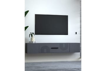 Avryn TV-benk 150 cm - Antrasitt - Møbler - TV- & Mediamøbler - TV benk & mediabenk