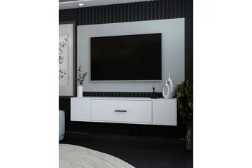 Avryn TV-benk 150 cm - Hvit - Møbler - TV- & Mediamøbler - TV benk & mediabenk