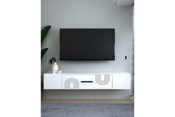 Avryn TV-benk 150 cm - Hvit - Møbler - TV- & Mediamøbler - TV benk & mediabenk