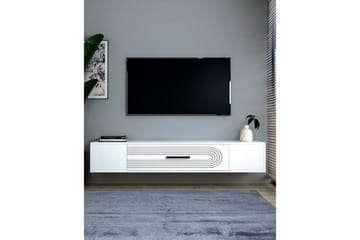 Avryn TV-benk 150 cm - Hvit - Møbler - TV- & Mediamøbler - TV benk & mediabenk