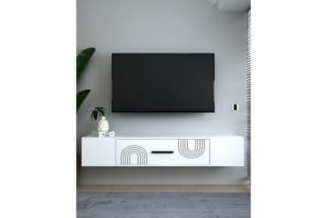Avryn TV-benk 150 cm - Hvit - Møbler - TV- & Mediamøbler - TV benk & mediabenk