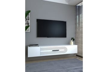 Avryn TV-benk 150 cm - Hvit - Møbler - TV- & Mediamøbler - TV benk & mediabenk