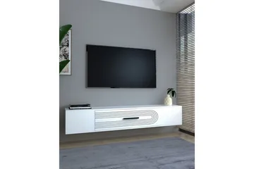 Avryn TV-benk 150 cm - Hvit - Møbler - TV- & Mediamøbler - TV benk & mediabenk