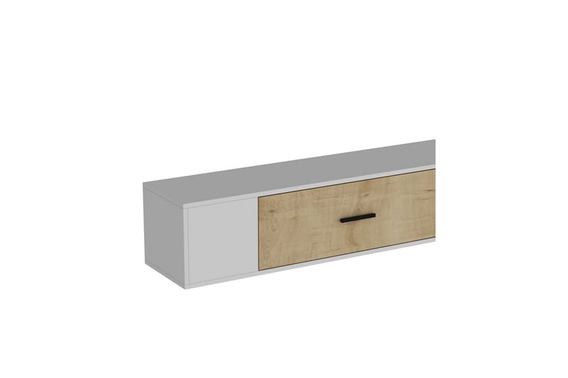 Avryn TV-benk 150 cm - Hvit/Eik - Møbler - TV- & Mediamøbler - TV benk & mediabenk