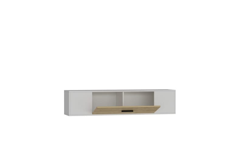 Avryn TV-benk 150 cm - Hvit/Eik - Møbler - TV- & Mediamøbler - TV benk & mediabenk