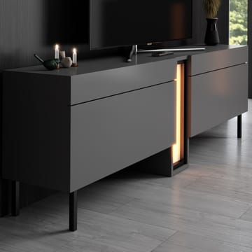 Berriaren TV-benk 180 cm - Antrasitt - Møbler - TV- & Mediamøbler - Mediestativ & veggfeste - TV-veggfeste