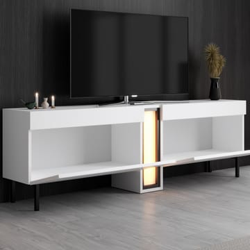 Berriaren TV-benk 180 cm - Hvit - Møbler - TV- & Mediamøbler - Mediestativ & veggfeste - TV-veggfeste