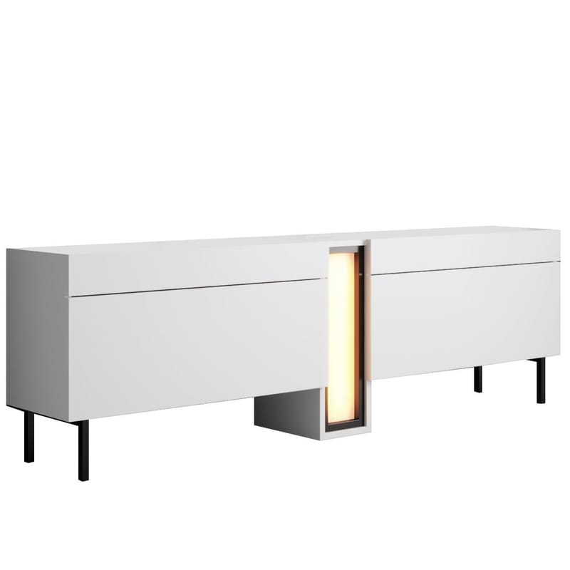 Berriaren TV-benk 180 cm, Hvit
