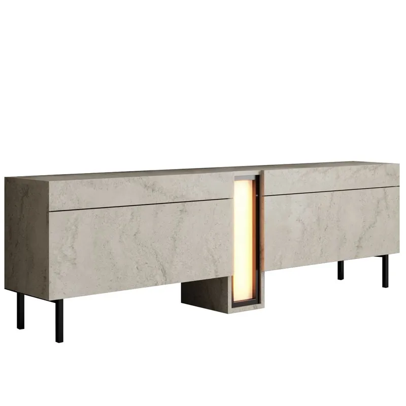 Berriaren TV-benk 180 cm, Travertin