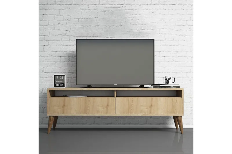 Bexheti TV-benk 150 cm - Eik - Møbler - TV- & Mediamøbler - TV benk & mediabenk