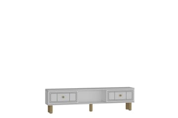 Bohem TV-benk 150x30 cm - Hvit - Møbler - TV- & Mediamøbler - Mediestativ & veggfeste - TV-veggfeste