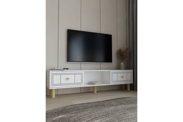 Bohem TV-benk 150x30 cm - Hvit - Møbler - TV- & Mediamøbler - Mediestativ & veggfeste - TV-veggfeste