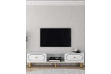 Bohem TV-benk 150x83 cm - Hvit - Møbler - TV- & Mediamøbler - Mediestativ & veggfeste - TV-veggfeste