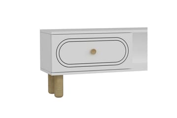 Bohem TV-benk 150x83 cm - Hvit - Møbler - TV- & Mediamøbler - Mediestativ & veggfeste - TV-veggfeste