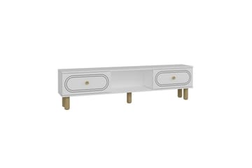 Bohem TV-benk 150x83 cm - Hvit - Møbler - TV- & Mediamøbler - Mediestativ & veggfeste - TV-veggfeste