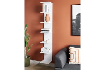 Bokhylle Eston Hvit - Hvit - Møbler - TV- & Mediamøbler - Mediestativ & veggfeste - TV-veggfeste