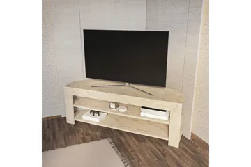 Bralyn Gulvstående TV-benk 120 cm med Oppbevaring i Tre - Beige - Møbler - TV- & Mediamøbler - TV benk & mediabenk