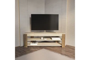Bralyn TV-benk 120 cm - Hvit/Eik - Møbler - TV- & Mediamøbler - TV benk & mediabenk