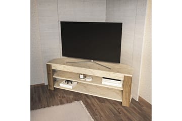 Bralyn TV-benk 120 cm - Hvit/Eik - Møbler - TV- & Mediamøbler - TV benk & mediabenk