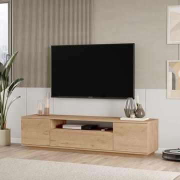 Brynnor TV-benk 180 cm med Oppbevaring i Valnøtt - Brun - Møbler - TV- & Mediamøbler - TV benk & mediabenk