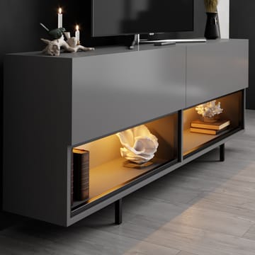 Cielieucel TV-benk 180 cm - Antrasitt - Møbler - TV- & Mediamøbler - Mediestativ & veggfeste - TV-veggfeste