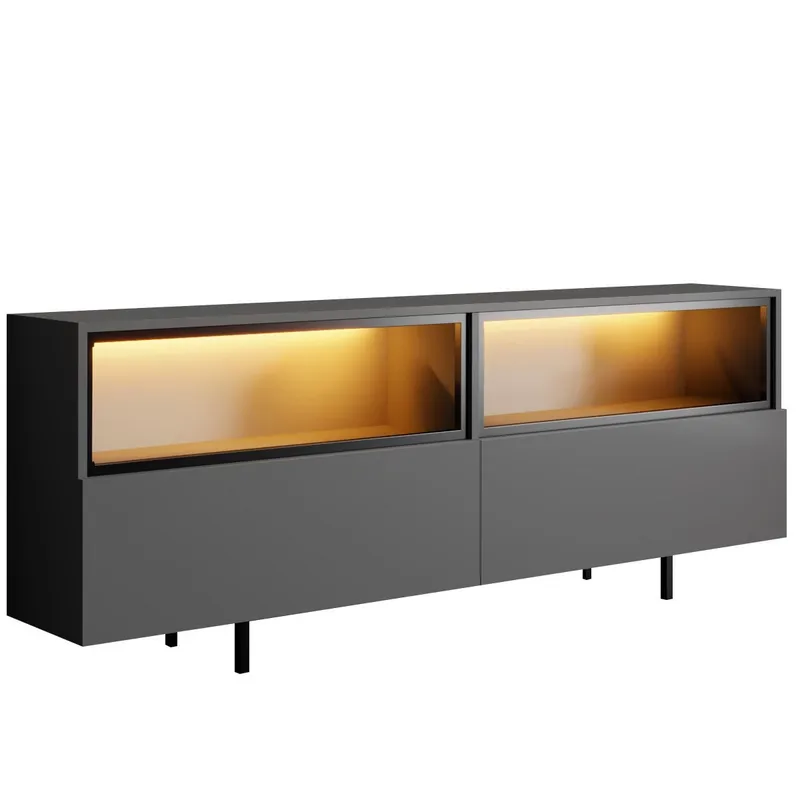 Cielieucel TV-benk 180 cm, Antrasitt