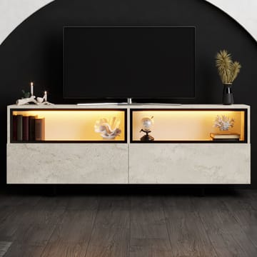 Cielieucel TV-benk 180 cm - Travertin - Møbler - TV- & Mediamøbler - Mediestativ & veggfeste - TV-veggfeste