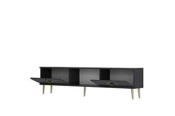 Cleryn TV-benk 150 cm - Antrasitt/Gull - Møbler - TV- & Mediamøbler - TV benk & mediabenk