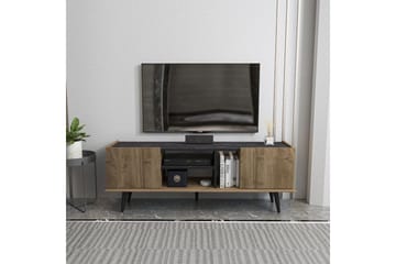 Corvo TV-benk 154,4 cm - Valnøtt/Sort - Møbler - TV- & Mediamøbler - TV benk & mediabenk